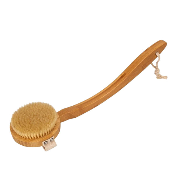 Body Brush Long Curved Handle