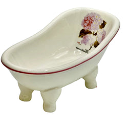 Ceramic tub soap dish - Hortensia