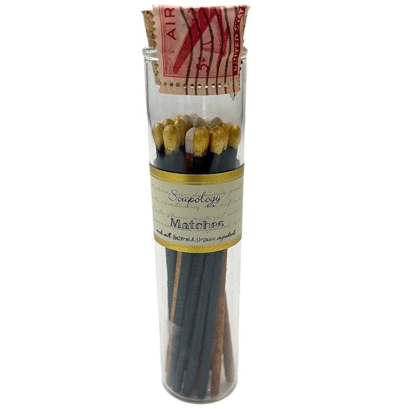 Handmade Matches in Glass Jar - (Various Colors)