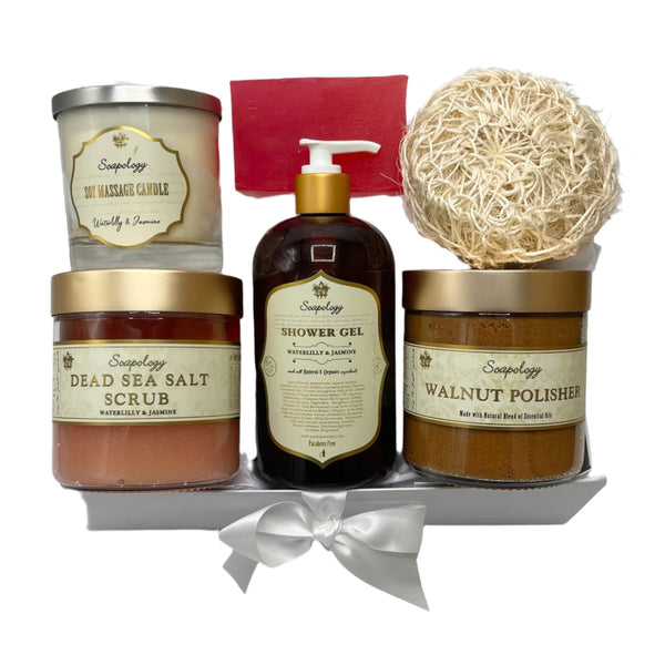 Holiday Gift Set w/ Shower Gel - Waterlily & Jasmine