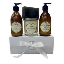 Holiday Gift Set w/ Handwash & Lotion - Black Amber