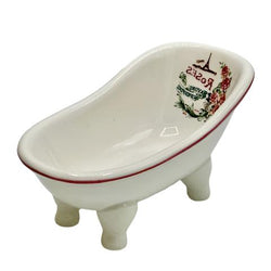 Ceramic tub soap dish - Roses