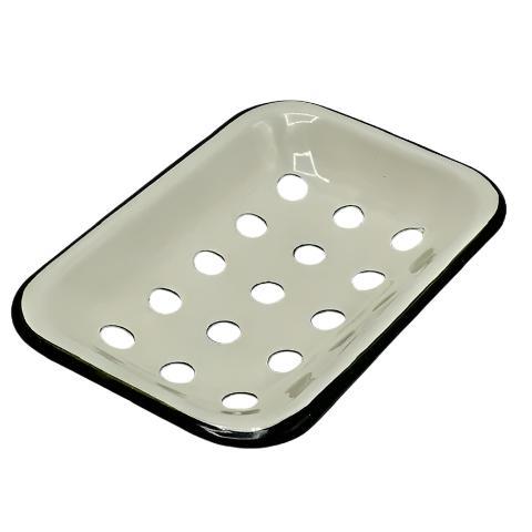 Soap Dish - Ceramic Soap Tray - Cream