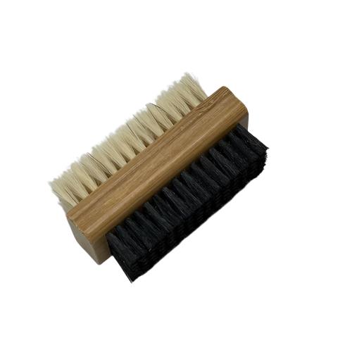 Boar Bristle Double Sided Brush Black