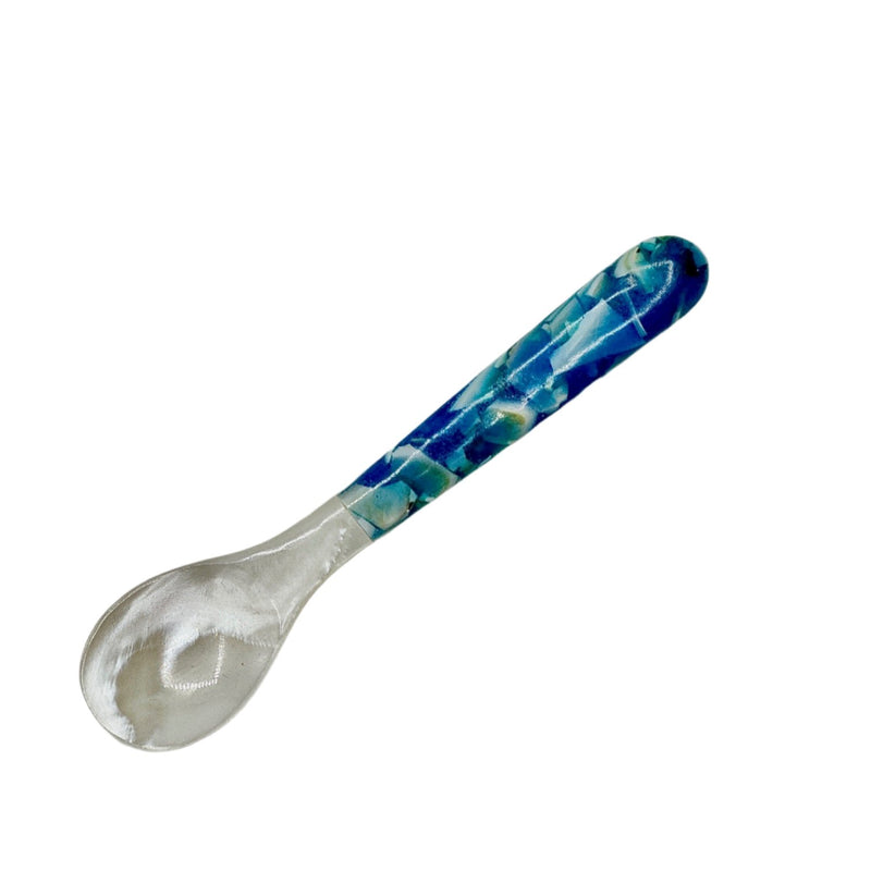 Spoon: Mother of Pearl Blue Handle