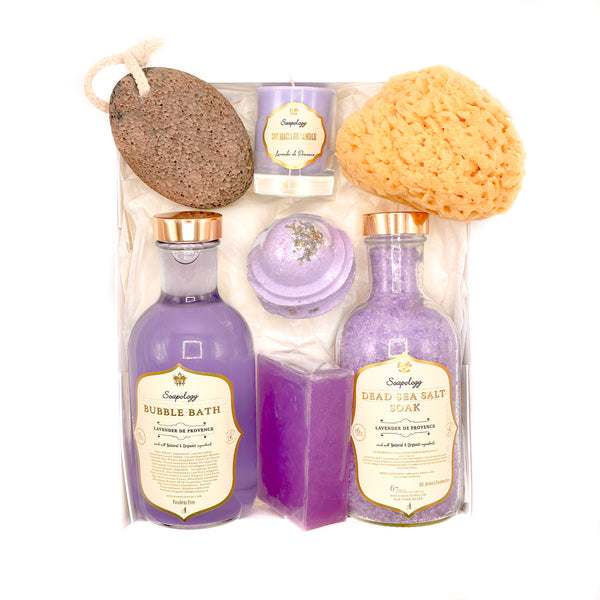 Eco friendly candle+ bubble bath gift set – Busy Bee Blossom®
