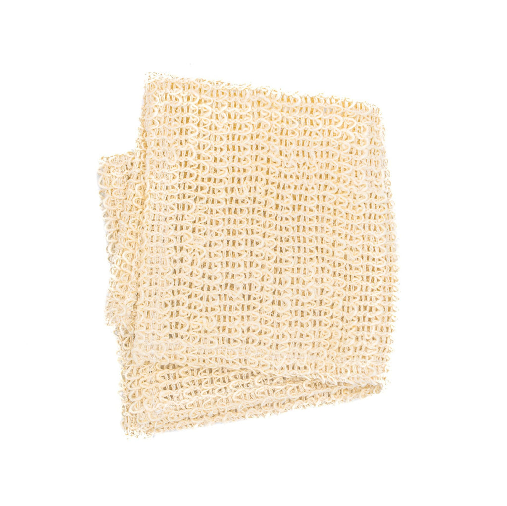 Natural Exfoliating Sisal Washcloth — Nourish + Soul